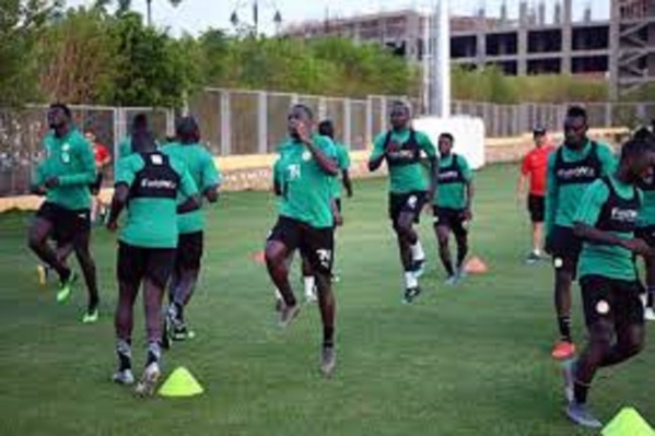 Préparation match contre Brésil : Premier et unique galop des lions à paris avec 18 joueurs Préparation match contre Brésil : Premier et unique galop des lions à paris avec 18 joueurs