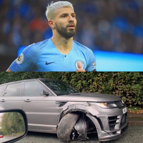 Sergio Aguero victime d’un accident de la route Sergio Aguero victime d’un accident de la route