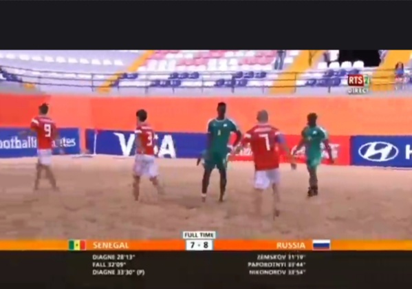 Mondial Beach Soccer : le Sénégal perd son match d’entrée devant la Russie (7-8) Mondial Beach Soccer : le Sénégal perd son match d’entrée devant la Russie (7-8)