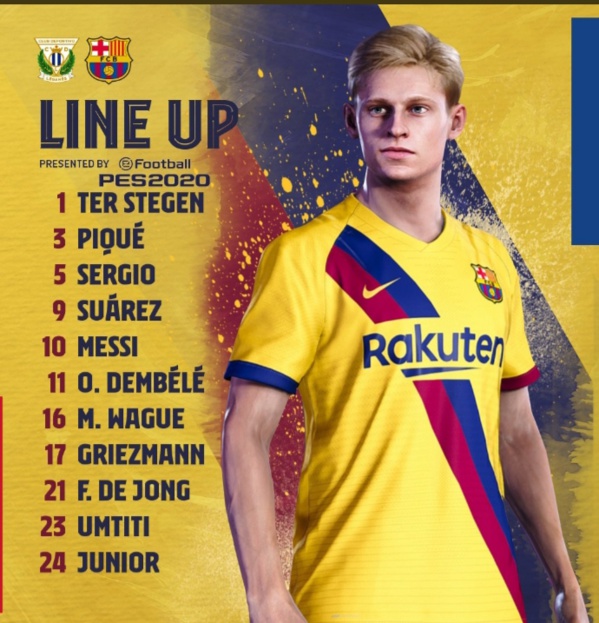 Barcelone : Moussa Wagué titulaire face Leganes ce samedi ! Barcelone : Moussa Wagué titulaire face Leganes ce samedi !