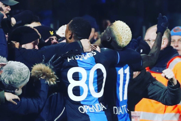 Coupe de Belgique : Krépin Diatta, buteur avec le FC Bruges face à l’Ostende