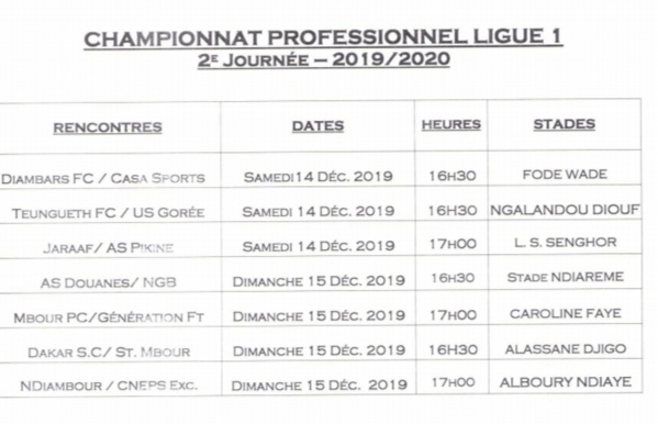 Ligue 1 : Jaraaf-AS Pikine, l’attraction de la 2ème journée Ligue 1 : Jaraaf-AS Pikine, l’attraction de la 2ème journée