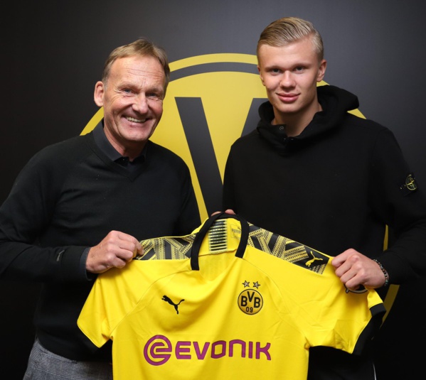 Bundesliga : Le jeune prometteur Erling Haaland rejoint Dortmund
