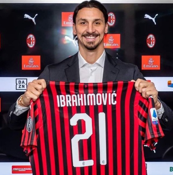 Milan : Ibrahimovic a choisi son numéro Milan : Ibrahimovic a choisi son numéro