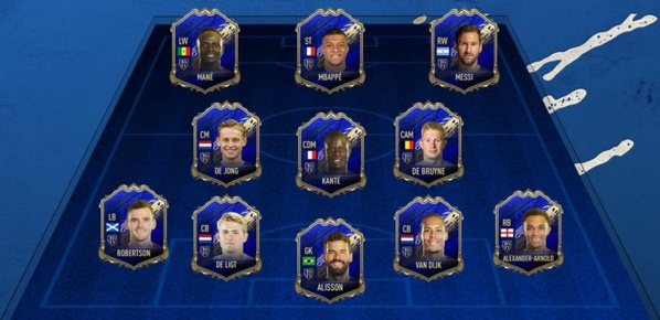 Equipe de l’année FIFA 20, Sadio Mané dans l’équipe type Equipe de l’année FIFA 20, Sadio Mané dans l’équipe type