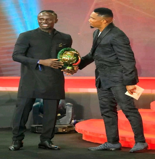 Ballon d’or africain : Mané gagne et hisse le Sénégal au pied du podium Ballon d’or africain : Mané gagne et hisse le Sénégal au pied du podium