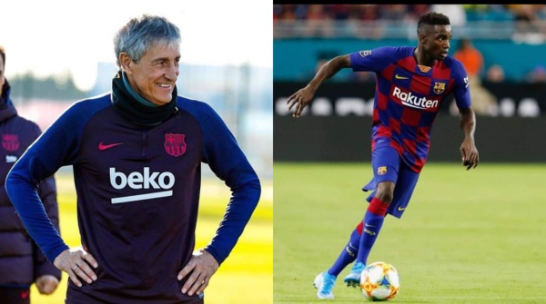 FC Barcelone : le nouveau coach Quique Setién interpellé sur le cas Moussa Wagué FC Barcelone : le nouveau coach Quique Setién interpellé sur le cas Moussa Wagué