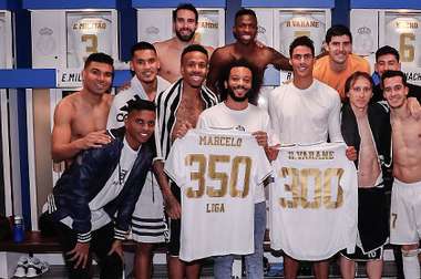 Marcelo et Varane soufflent leurs bougies après la victoire contre Séville