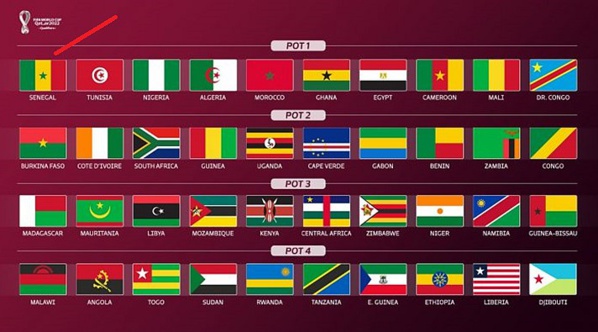 Eliminatoire Mondial 2022-Afrique : le Sénégal et l’Algérie dans le chapeau 1