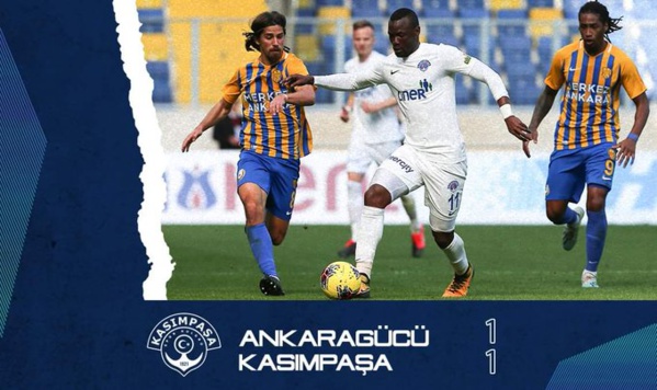 Super Lig : Mame Baba Thiam buteur mais Kasimpasa accroché Super Lig : Mame Baba Thiam buteur mais Kasimpasa accroché