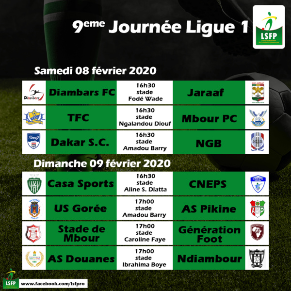 Ligue 1-9ème journée : Diambars – Jaraaf, choc de voisins au classement Ligue 1-9ème journée : Diambars – Jaraaf, choc de voisins au classement