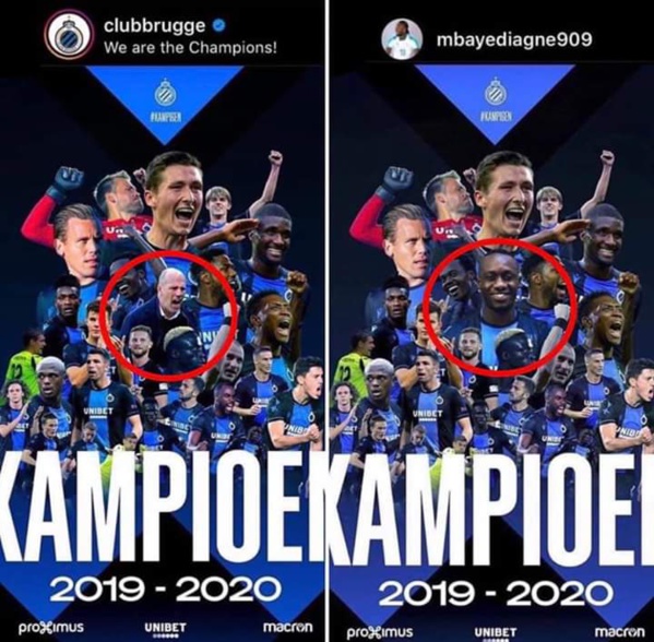 Fc Burges: Zappée sur l'affiche officielle des champions, Mbaye Diagne insère sa photo à la place du coach Fc Burges: Zappée sur l'affiche officielle des champions, Mbaye Diagne insère sa photo à la place du coach