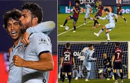 Liga: l'Atletico humilie Osasuna (5-0) Liga: l'Atletico humilie Osasuna (5-0)