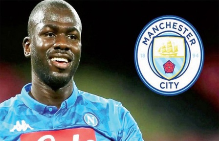 Naples : Manchester City transmet son offre pour Koulibaly Naples : Manchester City transmet son offre pour Koulibaly