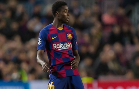 FC Barcelone : le prix de Moussa Wagué fixé à 6 milliards FC Barcelone : le prix de Moussa Wagué fixé à 6 milliards