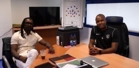 FC Sochaux: Aliou Cissé rend visite à Oumar Daf FC Sochaux: Aliou Cissé rend visite à Oumar Daf