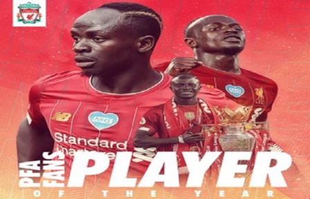 Premier League : Sadio Mané élu meilleur joueur de la saison par… Premier League : Sadio Mané élu meilleur joueur de la saison par…