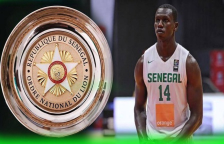 Basketball : Gorgui Sy Dieng élevé au rang de chevalier de l’ordre national du lion Basketball : Gorgui Sy Dieng élevé au rang de chevalier de l’ordre national du lion