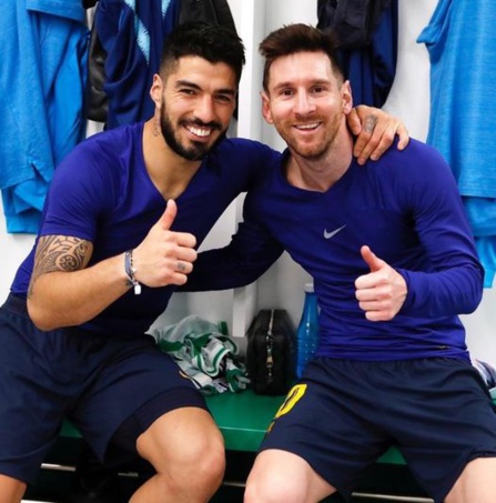Messi tacle le Barça dans son message d'adieu à Suarez Messi tacle le Barça dans son message d'adieu à Suarez