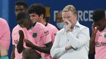 Barça: le geste de Dembélé pour montrer sa détermination à Koeman Barça: le geste de Dembélé pour montrer sa détermination à Koeman