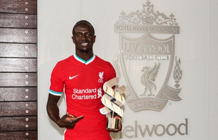 Liverpool : Sadio Mané élu jour du mois de septembre Liverpool : Sadio Mané élu jour du mois de septembre