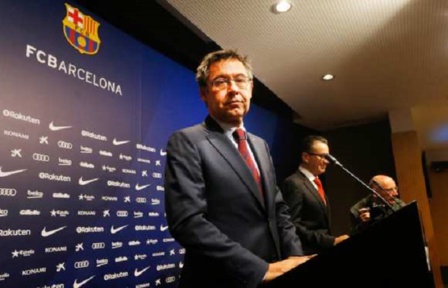 FC Barcelone : Josep Bartomeu a démissionné de la Direction