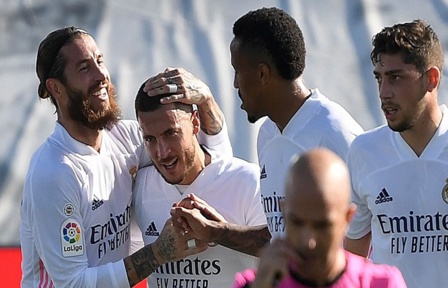 Liga: Eden Hazard met fin à sa longue disette, le Réal s’impose et prend la tête du championnat Liga: Eden Hazard met fin à sa longue disette, le Réal s’impose et prend la tête du championnat