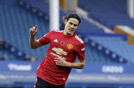Premier League : Manchester United remporte 3 précieux points à Everton, Cavani marque son 1er but Premier League : Manchester United remporte 3 précieux points à Everton, Cavani marque son 1er but
