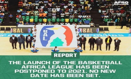 Basket : prévu en décembre, la Basketball Africa League finalement reportée