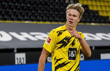 Bundesliga : Dortmund renverse Hertha Berlin, quadruplé pour Håland