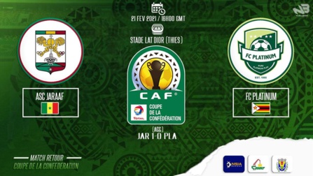 Coupe CAF : Le Jaraaf à 90 minutes du bonheur Coupe CAF : Le Jaraaf à 90 minutes du bonheur