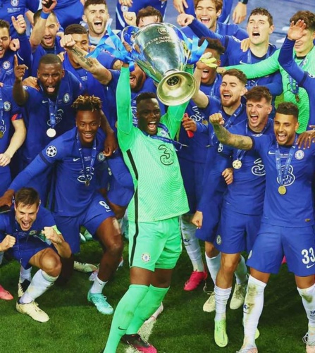 Édouard Mendy, deuxième gardien africain à remporter la ligue des champions Édouard Mendy, deuxième gardien africain à remporter la ligue des champions