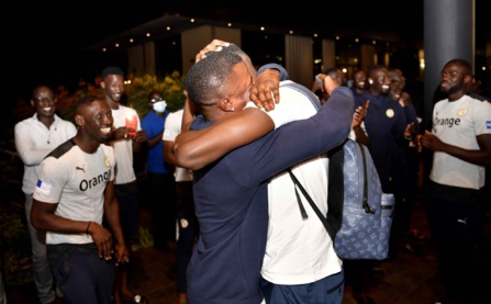 Equipe nationale : Les images de l'arrivée d'Edouard Mendy