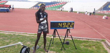 Christine Mboma, 18 ans, réalise le 7e meilleur temps de l'histoire sur 400 m