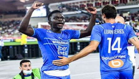 Ligue 1 : face à Monaco, Bamba Dieng donne la victoire à Marseille avec un doublé