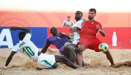 Beach Soccer-tournoi de Dubaï : le Sénégal réussit son entrée en battant le Portugal Beach Soccer-tournoi de Dubaï : le Sénégal réussit son entrée en battant le Portugal