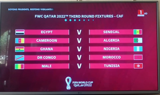 Barrages mondial Qatar 2022 : Le Sénégal hérite de l’Egypte, choc Mané-Salah en attraction !