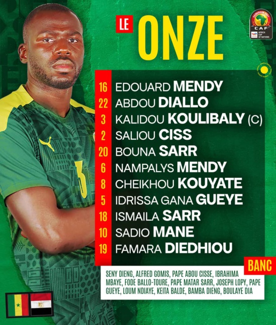 Finale CAN 2021 : Sénégal – Egypte : Cissé remet son onze classique, Ismaila Sarr titulaire ! Finale CAN 2021 : Sénégal – Egypte : Cissé remet son onze classique, Ismaila Sarr titulaire !