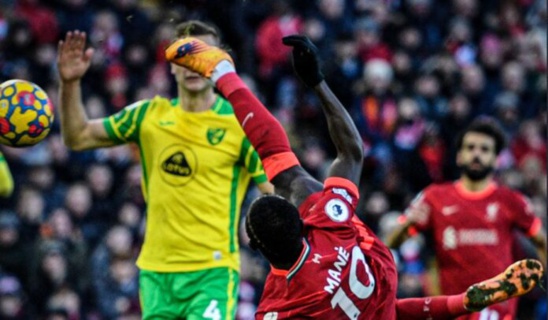 Liverpool renverse Norwich, Sadio Mané s'offre un bijou Liverpool renverse Norwich, Sadio Mané s'offre un bijou