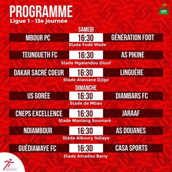 Ligue 1 : le choc TFC contre Pikine, ce samedi Ligue 1 : le choc TFC contre Pikine, ce samedi