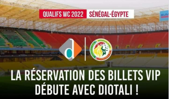 Billetterie Sénégal - Egypte : La FSF scelle un partenariat avec Diotali pour la vente en ligne des tickets Billetterie Sénégal - Egypte : La FSF scelle un partenariat avec Diotali pour la vente en ligne des tickets