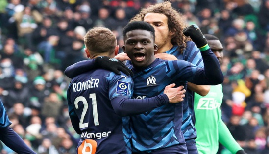 Marseille : Bamba Dieng buteur face à Saint-Etienne Marseille : Bamba Dieng buteur face à Saint-Etienne