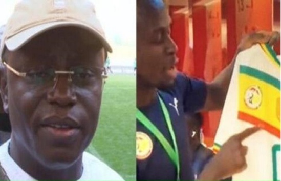 Matar Ba sur les nouveaux maillots de l’équipe nationale Matar Ba sur les nouveaux maillots de l’équipe nationale