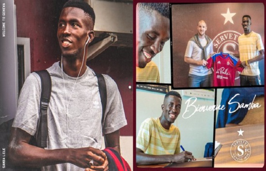 Ndiambour de Louga: Samba Lele Diba signe en Suisse à Servette FC
