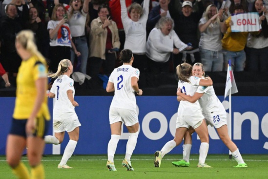 Euro Féminin de football: l’Angleterre corrige la Suède et filent en finale (4-0)