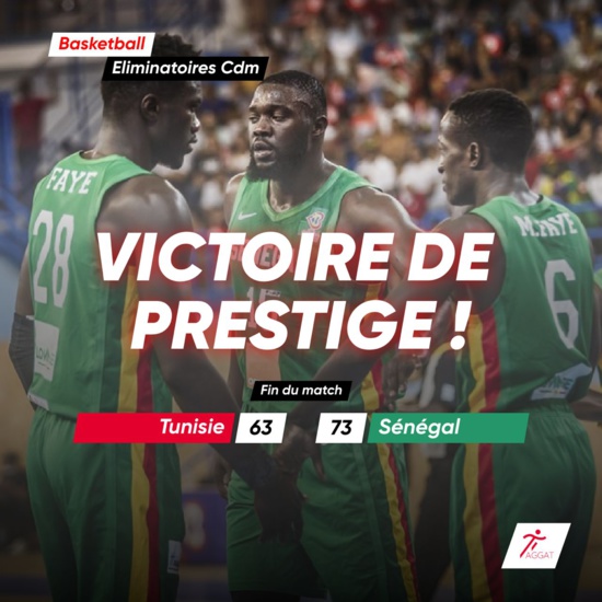Éliminations mondial basket : le Sénégal s'offre la peau de la Tunisie (73-63) Éliminations mondial basket : le Sénégal s'offre la peau de la Tunisie (73-63)