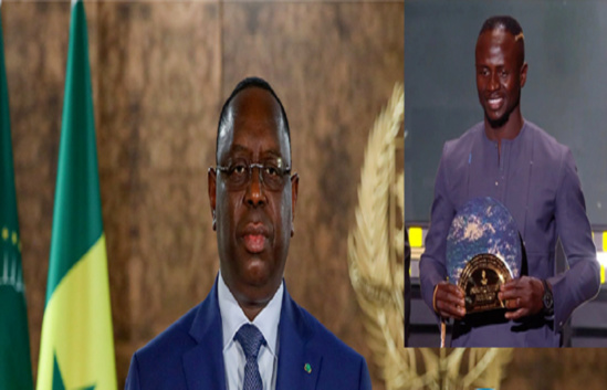 Sacre de Sadio Mané, les félicitations du Président Macky Sall Sacre de Sadio Mané, les félicitations du Président Macky Sall