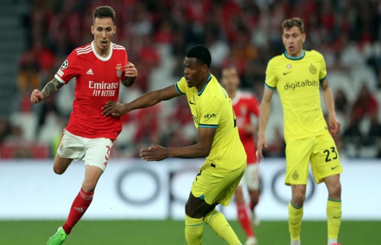 Ligue des champions : Benfica perd à domicile devant l’Inter (0-2) Ligue des champions : Benfica perd à domicile devant l’Inter (0-2)