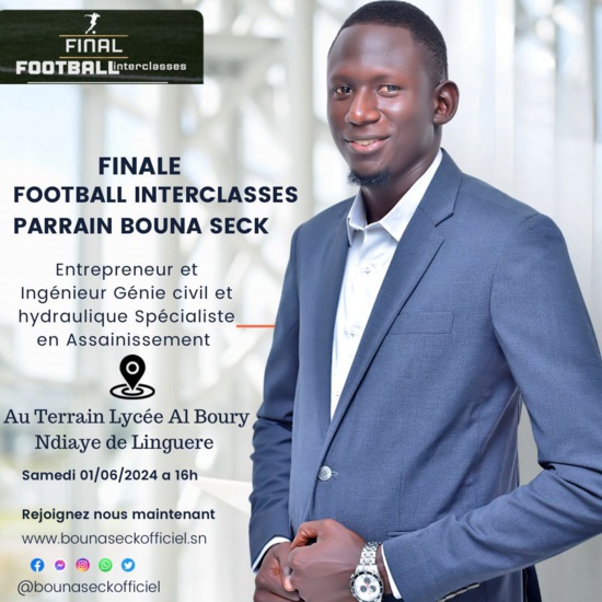 Lycée Alboury Ndiaye de Linguère: TL2B face à la TL2C-TL' pour la finale d’inter-classe ce samedi Lycée Alboury Ndiaye de Linguère: TL2B face à la TL2C-TL' pour la finale d’inter-classe ce samedi