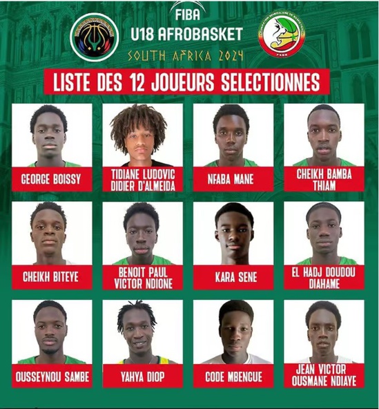 Afrobasket U18: Parfait Adjivon a publié sa liste de 18 joueurs Afrobasket U18: Parfait Adjivon a publié sa liste de 18 joueurs